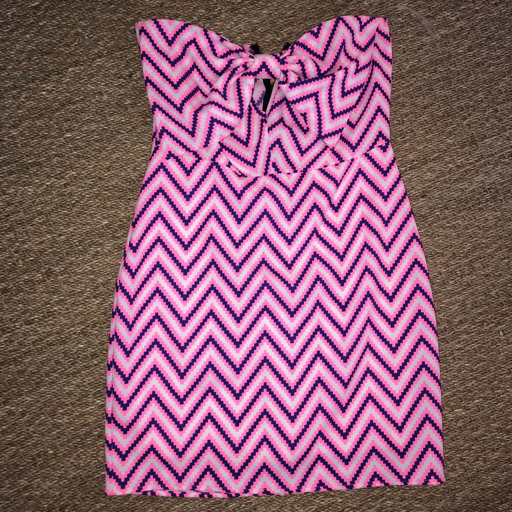 Strapless Bow Dress